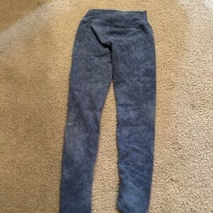 Alo blue tie die leggings